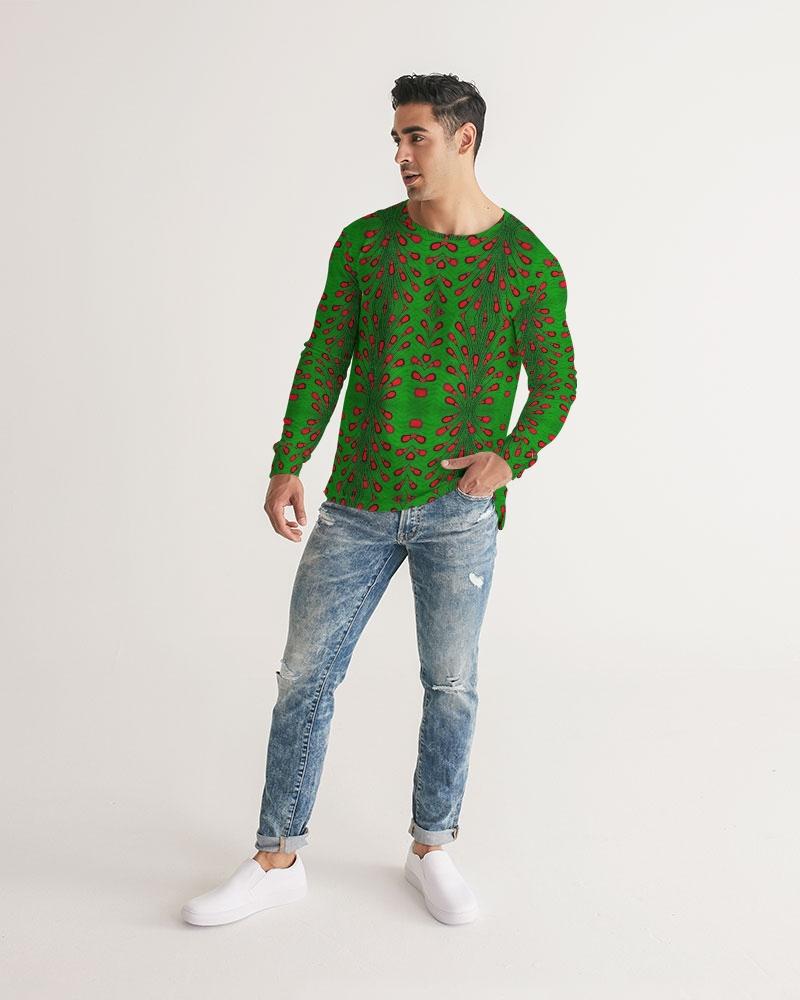 Red Green Bogolan African Print Men's T-shirt – YaYa+Rule