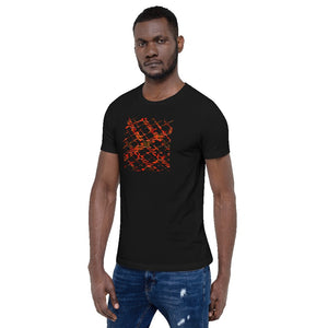 Kente Crossing African Print Color Short-Sleeve Unisex T-Shirt YaYa+Rule