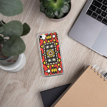Load image into Gallery viewer, Red African Print iPhone Case YaYa+Rule