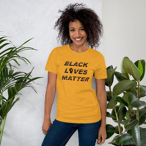 BLM African Print Color Short-Sleeve Unisex T-Shirt YaYa+Rule