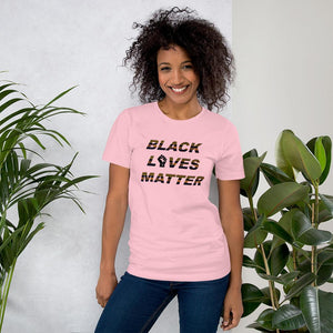 BLM African Print Color Short-Sleeve Unisex T-Shirt YaYa+Rule