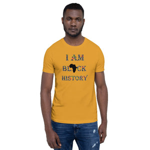 Black History African Print Short-Sleeve Unisex T-Shirt YaYa+Rule
