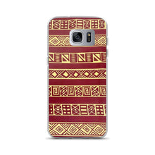 Load image into Gallery viewer, Brown African Print Samsung Case YaYa+Rule