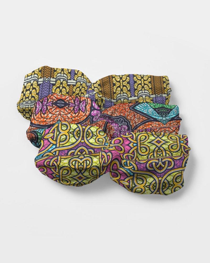 Fun African Print Twist Knot Headband Set YaYa+Rule