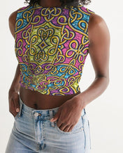 Load image into Gallery viewer, Fun African Print Women&#39;s Twist-Front Tank YaYa+Rule
