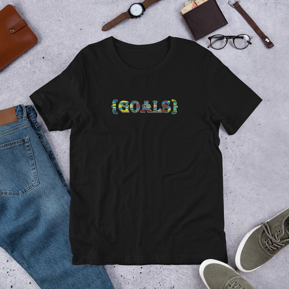 Goals African Print Color Short-Sleeve Unisex T-Shirt YaYa+Rule