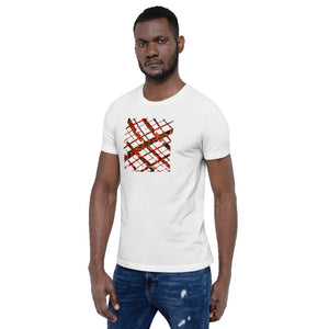 Kente Crossing African Print Color Short-Sleeve Unisex T-Shirt YaYa+Rule