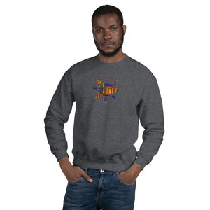 Kente Sun African Print Unisex Sweatshirt YaYa+Rule