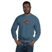 Load image into Gallery viewer, Kente Sun African Print Unisex Sweatshirt YaYa+Rule