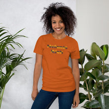 Load image into Gallery viewer, Melanin Rich African Print Color Short-Sleeve Unisex T-Shirt YaYa+Rule