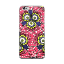 Load image into Gallery viewer, Pink African Print  iPhone Case YaYa+Rule
