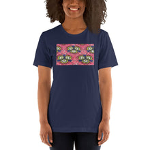 Load image into Gallery viewer, Pink Flower African Print Color Short-Sleeve Unisex T-Shirt YaYa+Rule