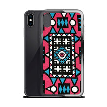 Load image into Gallery viewer, Pink &amp; Blue African Print iPhone Case YaYa+Rule