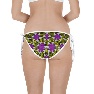 Purple Yellow African Print Bikini Bottom YaYa+Rule
