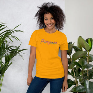 Purpose African Print Color Short-Sleeve Unisex T-Shirt YaYa+Rule