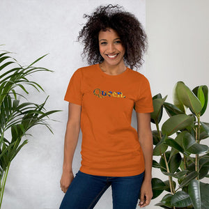 Queen African Print Color Short-Sleeve Unisex T-Shirt YaYa+Rule