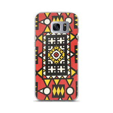 Load image into Gallery viewer, Red African Print Samsung Case YaYa+Rule