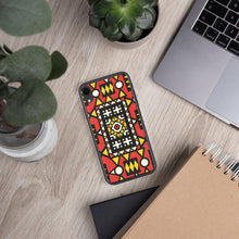 Load image into Gallery viewer, Red African Print iPhone Case YaYa+Rule