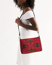 Load image into Gallery viewer, Red Gold African Print Daily Zip Pouch YaYa+Rule