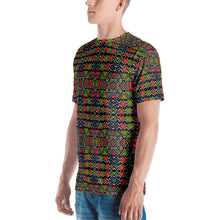 Load image into Gallery viewer, Red Green Bogolan African Print Men&#39;s T-shirt YaYa+Rule