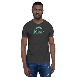 Rise African Print Color Short-Sleeve Unisex T-Shirt YaYa+Rule