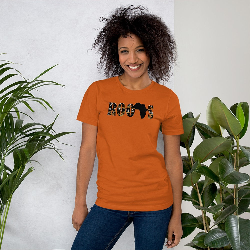 Roots African Print Short-Sleeve Unisex T-Shirt YaYa+Rule