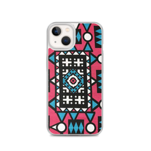 Load image into Gallery viewer, Pink &amp; Blue African Print iPhone Case