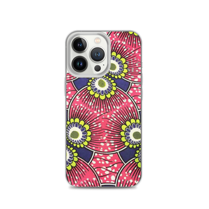 Pink African Print  iPhone Case