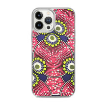 Load image into Gallery viewer, Pink African Print  iPhone Case